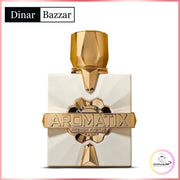 Aromatix perfume bottle with gold cap and base on a white background
Aromatix Platine Blanc Extrait de Parfum 100 ml | French Avenue | Unisex Duft | Zitrisch-Holzig | Dinar Bazaar
Aromatix Platine Blanc Extrait de Parfum 100 ml von French Avenue – Unisex Luxusduft mit Limette, Minze, Ambergris & Sandelholz. Intensiv, elegant, unvergesslich.
Aromatix Platine Blanc Extrait de Parfum
French Avenue Unisex Parfum 100 ml
Zitrisch holziger Luxusduft
Extrait de Parfum UAE
Unisex Parfum French Avenue