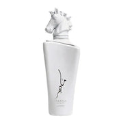 Lattafa Maahir Honor Eau de Parfum 100ml weißer Flakon Pferdekopf arabischer Duft dinar Parfums wien favoriten ottakring