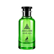 Stilvoller, grüner Parfumflakon von Maison Alhambra Jean Lowe Verde Aura 100ml im modernen Onlineshop dinar.at