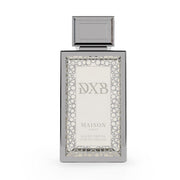 Schlanker, eleganter Flakon von Maison Asrar DXB Eau de Parfum 100ml aus der exklusiven Frame Collection – erhältlich im dinar.at Onlineshop.