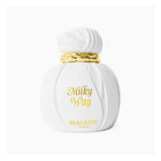 Eleganter, minimalistischer 100-ml-Flakon des Maison Asrar Milky Way Eau de Parfum für Damen und Herren auf DINAR.at.