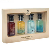 Volare Luxury Discovery Set mit 4 eleganten 25ml Eau de Parfum Flakons in einer edlen Geschenkbox.