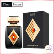 Perfume bottle and packaging with 'Dinar Bazzar' branding on a pink background

Perfume bottle with decorative cap on a white background, featuring the brand 'Dinar Bazzar'.

Amber Saffron Extrait de Parfum 80 ml | French Avenue | Unisex Duft | Orientalisch-Würzig | Luxusparfum | Dinar Bazaar

Amber Saffron Extrait de Parfum 80 ml – French Avenue | Unisex-Duft mit Safran, Amber, Oud & Patchouli | Intensiv, luxuriös, unvergesslich.

Amber Saffron French Avenue Extrait de Parfum

Unisex Luxusparfum 80 ml

Ori