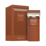 Schwerer Luxusflakon des Afnan Historic Sahara Extrait de Parfum 100ml im antiken Säulen-Design mit Kupfer-Finish – exklusiv online bei dinar.at