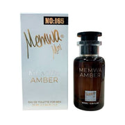 Luxuriöser, kompakter 25-ml-Flakon des Memwa Amber Eau de Parfum von Gulf Orchid vor neutralem Hintergrund.