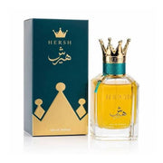 Prunkvoller und schwerer Nischen-Designer-Flakon von Alezz Oud Hersh Bukhori Eau de Parfum 100ml mit goldener Krone exklusiv erhältlich bei Dinar Parfums Wien