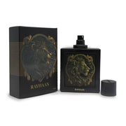 Edler, schwarz-goldener 100-ml-Flakon des Rayhaan Lion Eau de Parfum für Herren auf DINAR.at.