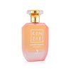 Eleganter Glasflakon des Volare Kenzie Candid Vanilla Eau de Parfum 100 ml für Damen und Herren vor neutralem Hintergrund.