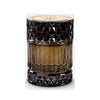  Luxuriöser, runder und tiefschwarzer Glasflakon von Zimaya Sharaf The Club Extrait de Parfum 100ml mit goldenem Relief im Onlineshop dinar.at.