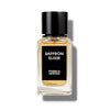  Eleganter, tiefschwarzer 100ml Design-Flakon von French Avenue Saffron Elixir Eau de Parfum mit edler goldener Hardware bei dinar.at.