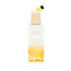 Prachtvoller tropischer Designer-Flakon von Gulf Orchid Tahiti Colada Eau de Parfum 100ml mit kunstvoller goldener Ananas-Kappe exklusiv bei Dinar Parfums Wien.