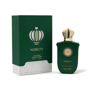 Hochwertiger, schwerer 100ml Design-Flakon von Gulf Orchid Nobility Eau de Parfum (Unisex) im edlen, herrschaftlichen Look bei dinar.at.
