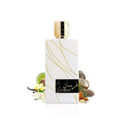 Majestätischer und prachtvoller Designer-Flakon von Khadlaj Fursan Eau de Parfum 100ml mit kunstvoller Kappe exklusiv erhältlich bei Dinar Parfums Wien.