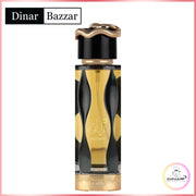 Lattafa Teriaq Intense Eau de Parfum 100ml – Orientalischer Unisexduft mit Safran, Pflaume - Amber | Dinar Bazaar

Lattafa Teriaq Intense ist ein Unisex-Parfum mit Noten von Safran, Pflaumenlikör, Zimt und Amber. Intensiv, warm &amp; luxuriös – ideal für Damen &amp; Herren.

Lattafa Teriaq Intense, Unisex Parfum 2024, orientalischer Duft, Safran Parfum, würziges Eau de Parfum, Lattafa Neuheit