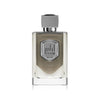 Majestätischer mattgrauer Designer-Flakon von Lattafa Liam Grey Eau de Parfum 100ml mit silbernen Akzenten exklusiv erhältlich bei Dinar Parfums Wien.