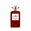 Eleganter, tiefroter 80ml Flakon von Fragrance World Lush Cherry Eau de Parfum im dinar.at Onlineshop.