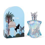 Luxuriöser, ästhetischer 100ml Design-Flakon von Maison Asrar Infina Eau de Parfum (Unisex) aus der exklusiven Freedom Collection bei dinar.at.