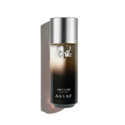 Majestätischer, tiefschwarzer Designer-Flakon von Assaf Strike Black Eau de Parfum 125ml für Herren exklusiv erhältlich bei Dinar Parfums Wien.