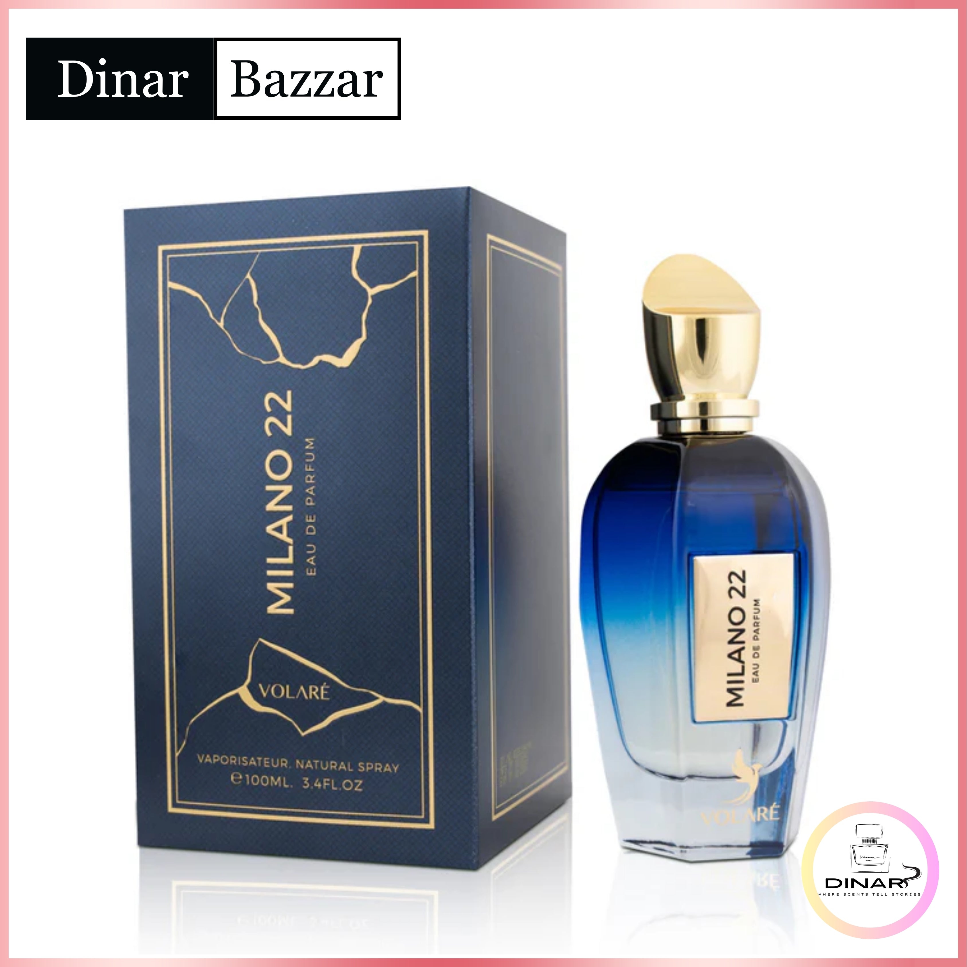 Milano 22 – Volare 100ml Unisex Eau de Parfum Frisch Elegant