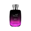  Eleganter, violetter 100ml Design-Flakon von Rasasi Hawas Reina Eau de Parfum mit silbernen Akzenten für Damen und Herren bei dinar.at.