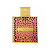 Luxuriöser, pink-goldener 100ml Flakon von Rayhaan Kiss Eau de Parfum mit edlen Akzenten im dinar.at Onlineshop.