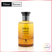 Rise & Shine – Volare 100ml Unisex Parfum | Frisch, Zitrisch - Blumig | Dinar Bazaar

Entdecken Sie Rise & Shine von Volare – ein vitalisierender Unisex-Duft mit Bergamotte, Jasmin & grünem Tee. Starten Sie erfrischt in den Tag – nur bei dinar.at.

Rise & Shine Parfum, Volare Unisex Duft, Frischer Sommerduft, Parfum mit grünem Tee, Eau de Parfum Unisex, belebender Duft für Damen und Herren