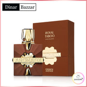 Royal Taboo Eau de Parfum Unisex 100ml – Aromatix X French Avenue | Luxusduft - Tiefe | Dinar Bazaar

Royal Taboo – ein exklusives Eau de Parfum Unisex von Aromatix X French Avenue. Warme Noten von Zimt, Tabak und Vanille – limitiert &amp; unvergesslich.

Royal Taboo Parfum, French Avenue Unisex Duft, Parfum mit Tabak &amp; Amber, Aromatix X French Avenue, orientalisches Unisex Eau de Parfum