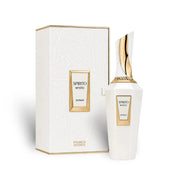 Ästhetischer, minimalistisch weißer 100ml Flakon von French Avenue Spirito Mystic Extrait de Parfum im edlen Premium-Packaging bei dinar.at.