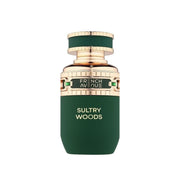 Majestätischer, schwerer Nischen-Designer-Flakon von Sultry Woods Eau de Parfum 80ml exklusiv erhältlich bei Dinar Parfums Wien.