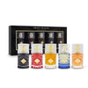 Exklusive, edle Entdeckerbox des Gulf Orchid Sweet Heaven Travel Sets mit fünf 20ml Miniatur-Flakons – erhältlich im dinar.at Onlineshop.