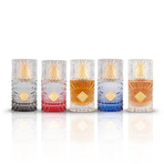 Exklusive, edle Entdeckerbox des Gulf Orchid Sweet Heaven Travel Sets mit fünf 20ml Miniatur-Flakons – erhältlich im dinar.at Onlineshop.