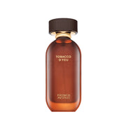 Majestätischer, dunkel-eleganter Designer-Flakon von French Avenue Tobacco D’Feu Eau de Parfum 100ml mit goldenen Akzenten exklusiv erhältlich bei Dinar Parfums Wien.