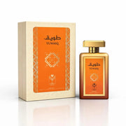 Hochwertiger, herrschaftlicher 100ml Design-Flakon von Almas Perfumes Tuwaiq Eau de Parfum aus Saudi-Arabien bei dinar.at.