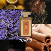 Hochwertiger, herrschaftlicher 100ml Design-Flakon von Almas Perfumes Tuwaiq Eau de Parfum aus Saudi-Arabien bei dinar.at.