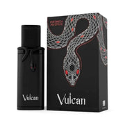 Markanter, tiefschwarzer Flakon von French Avenue Vulcan Black Friday Eau de Parfum 100ml – exklusiv im dinar.at Onlineshop erhältlich.