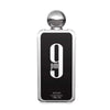 Das elegante, minimalistisch gestaltete 100ml-Flakon des Herrenparfums Afnan 9 PM mit einer glänzenden Verschlusskappe vor hellem Hintergrund.