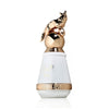 Edler weiß-goldener Flakon des French Avenue Fierte Luna Eau de Parfum 80ml mit kunstvollem Wolf-Motiv – exklusiv online kaufen bei dinar.at