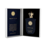 Edler, schwerer 100ml Luxusflakon des Gulf Orchid Yacht Club Eau de Parfum in einer eleganten, maritim gestalteten Premium-Präsentation – exklusiv bei dinar.at