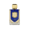 Majestätischer tiefblauer Designer-Flakon von Lattafa Liam Blue Shine Eau de Parfum 100ml mit silbernen Akzenten exklusiv erhältlich bei Dinar Parfums Wien
