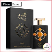 Würziger Unisexduft mit Leder und Himbeere in Lattafa Pride Al Qiam Gold EDP 100ml von Dinar Parfums.