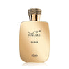 Elegantes Rasasi Hawas Elixir Eau de Parfum in der luxuriösen 100ml Goldflasche mit dem ikonischen Schlangendeckel – exklusiv erhältlich bei dinar.at