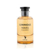 Minimalistischer, edler Flakon von Volare Luminous Waves Eau de Parfum 100ml mit goldener Kappe – exklusiv erhältlich im dinar.at Onlineshop.