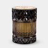  Luxuriöser, runder und tiefschwarzer Glasflakon von Zimaya Sharaf The Club Extrait de Parfum 100ml mit goldenem Relief im Onlineshop dinar.at.